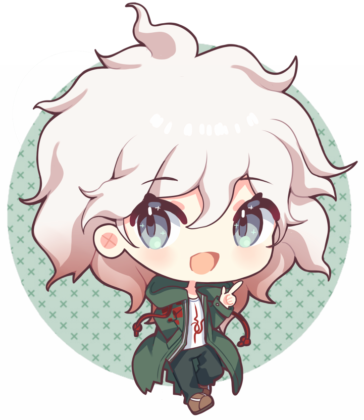 komaeda nagito (danganronpa and 1 more) drawn by watashishi