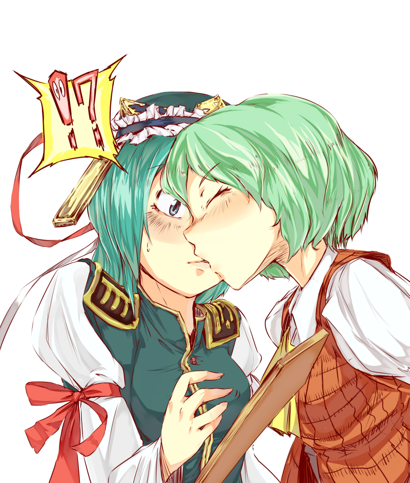 kazami yuuka and shiki eiki (touhou) drawn by taichi_(tomo)