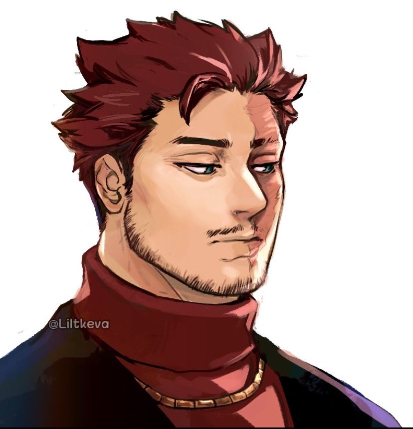 endeavor (boku no hero academia) drawn by keva_(liltkeva)