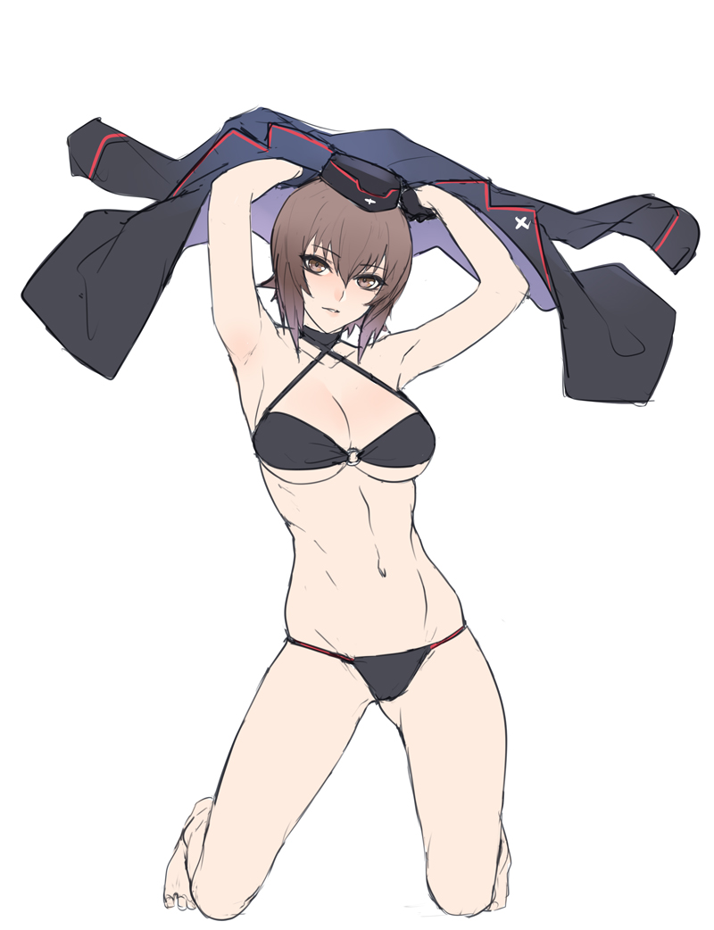 nishizumi maho (girls und panzer) drawn by ban!_(bansankan)
