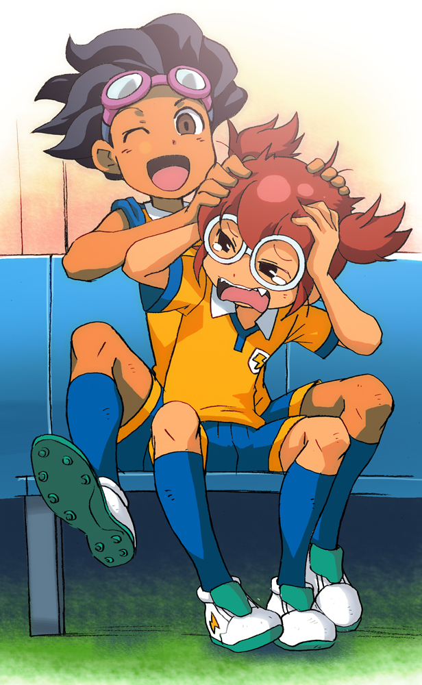 hayami tsurumasa and hamano kaiji (inazuma eleven and 1 more) drawn by shirataki