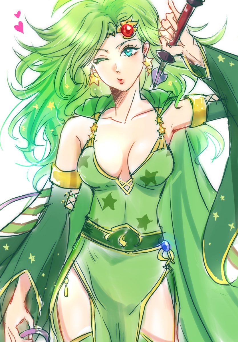 rydia (final fantasy and 1 more) drawn by sa_kichi