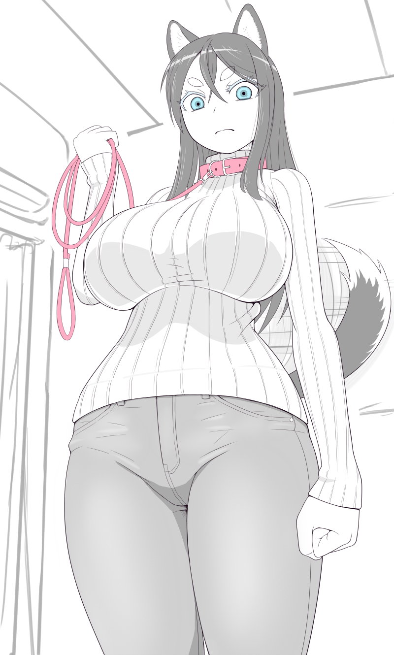 husky (futaba channel and 1 more) drawn by drawfag