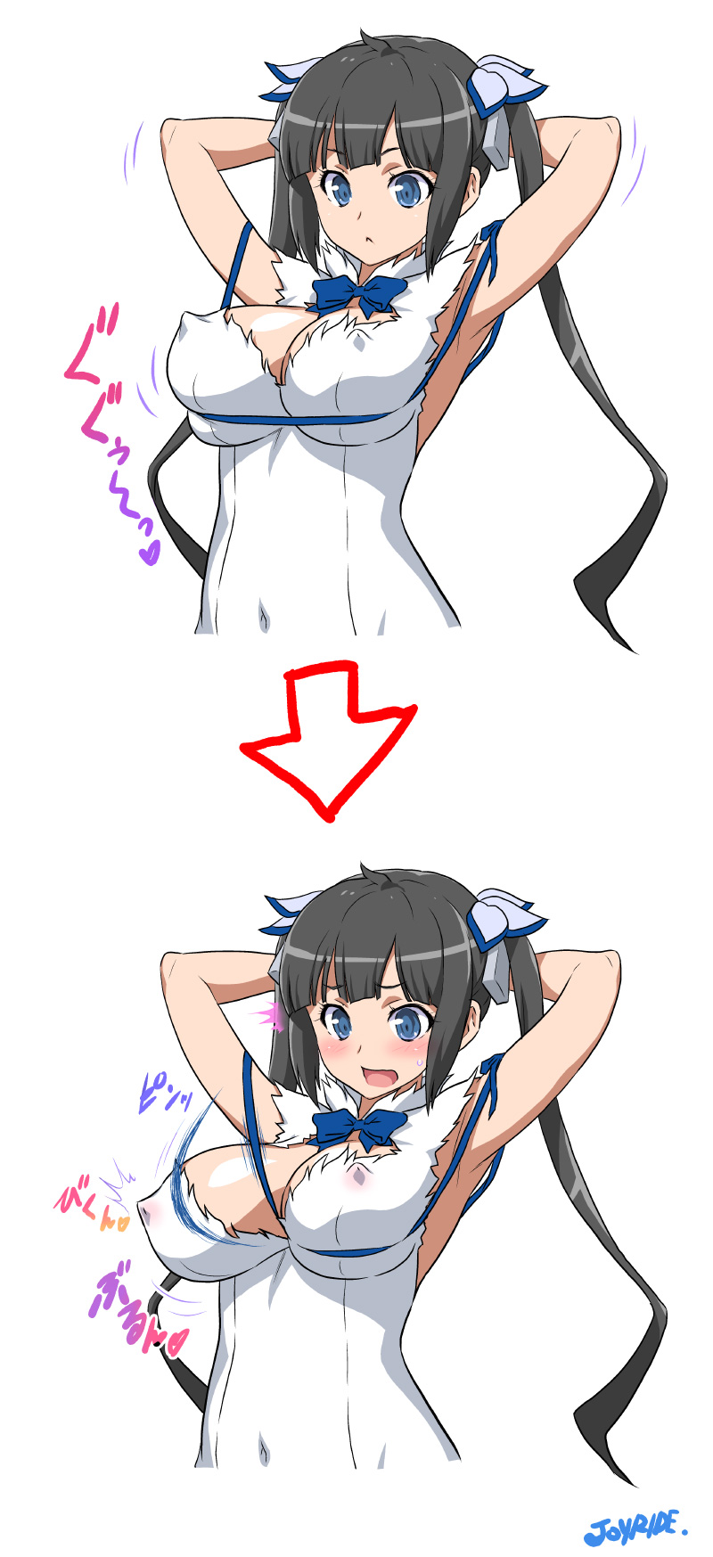 hestia (dungeon ni deai wo motomeru no wa machigatteiru darou ka) drawn by joy_ride