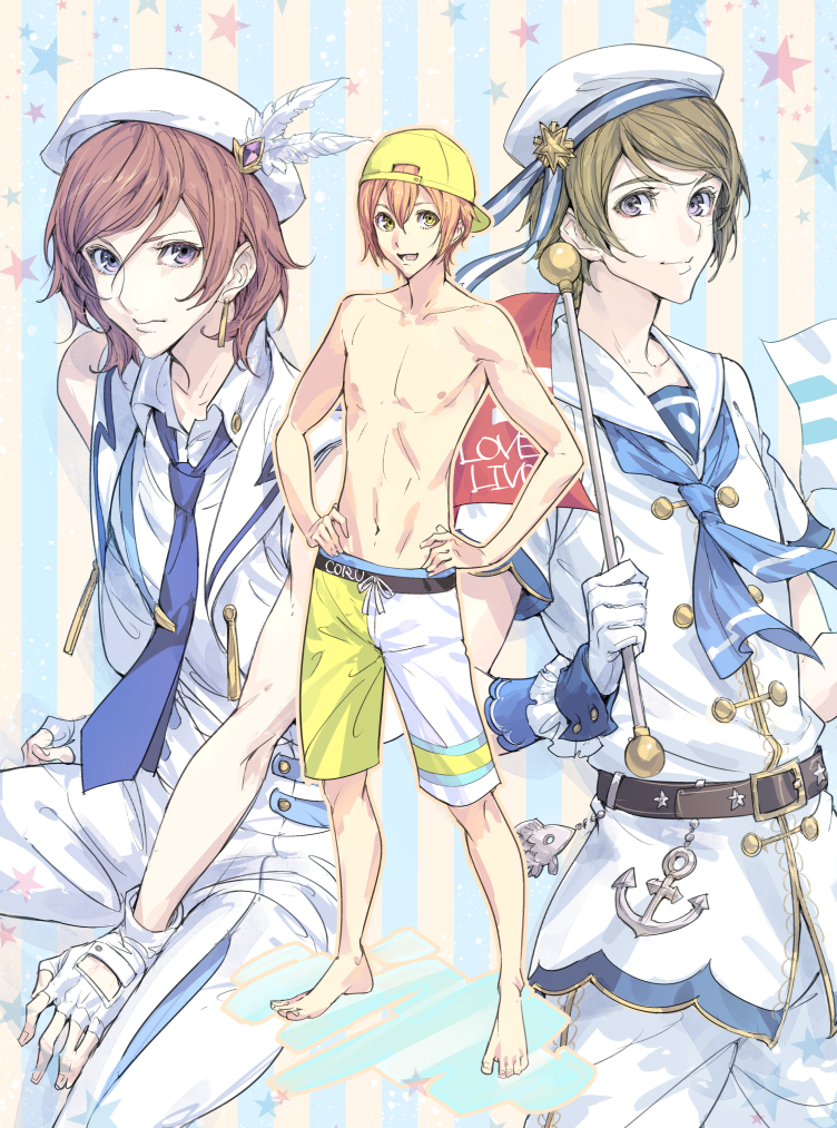 nishikino maki, hoshizora rin, and koizumi hanayo (love live! and 1 more) drawn by chilhoo88