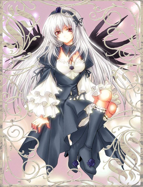 suigintou (rozen maiden) drawn by trimcolor