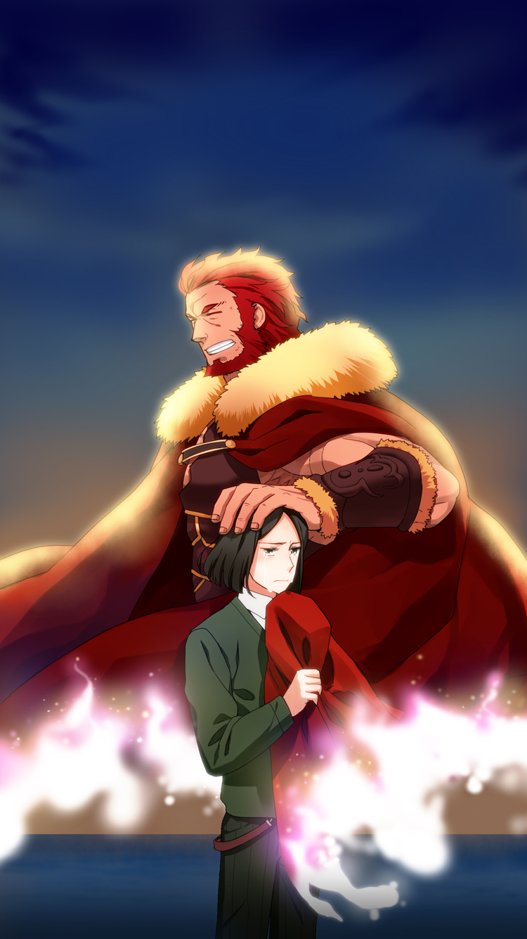 iskandar and waver velvet (fate and 1 more) drawn by yaho_(yaho0211)
