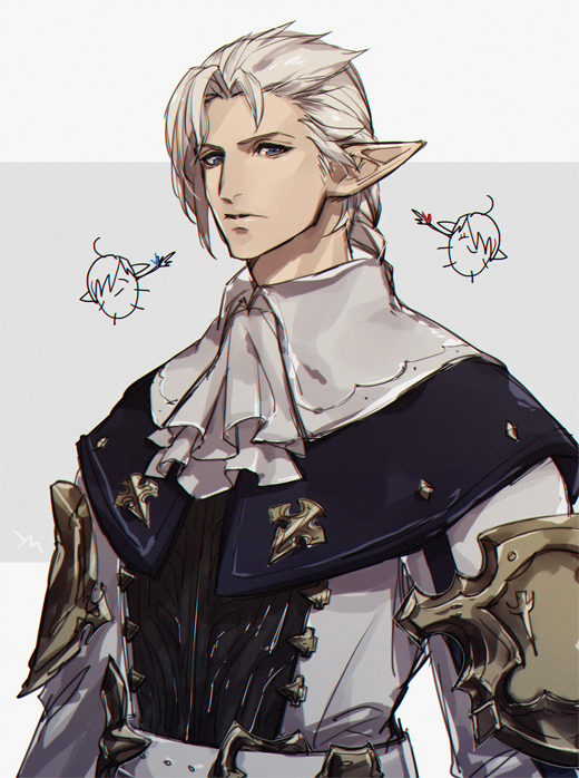 fourchenault leveilleur (final fantasy and 1 more) drawn by yomo_(ym)
