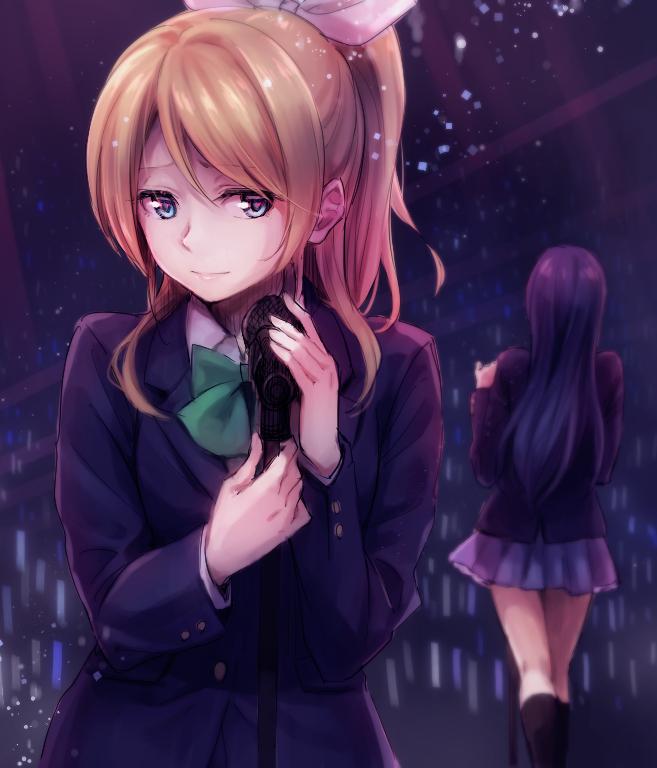 sonoda umi and ayase eli (love live! and 1 more) drawn by yukiiti