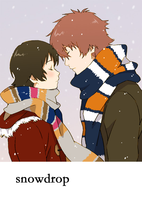 konno makoto and mamiya chiaki (toki wo kakeru shoujo) drawn by mako_(macomaco7)