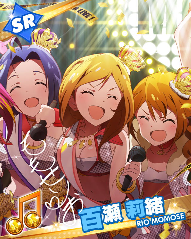 miura azusa, baba konomi, and momose rio (idolmaster and 1 more)