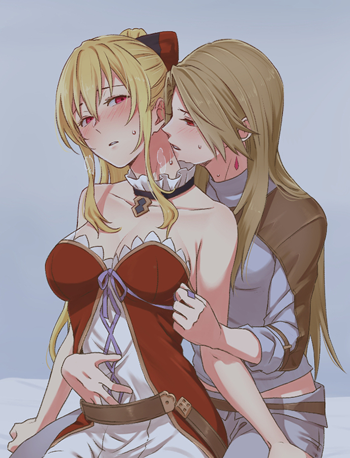 vira and katalina (granblue fantasy) drawn by miso-ha_(ukyuu)