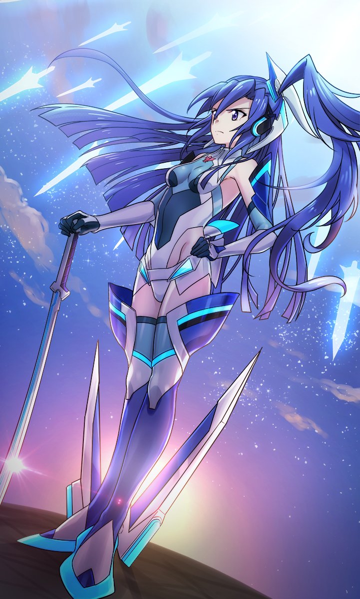 kazanari tsubasa (senki zesshou symphogear) drawn by tatsuki_(pizza_no_tempra)