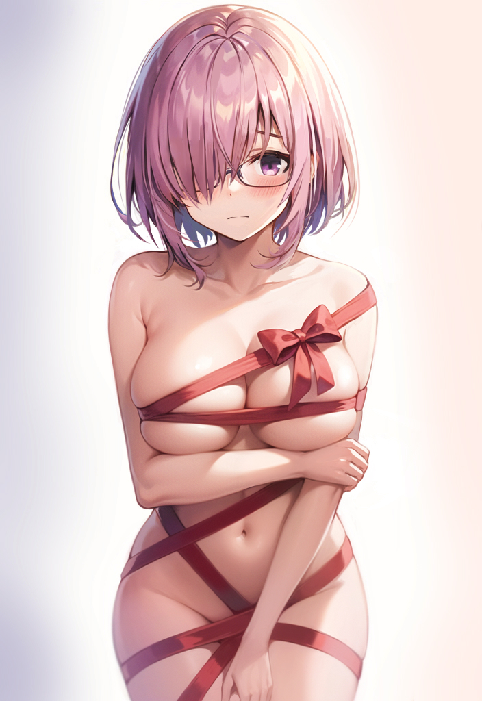mash kyrielight (fate and 1 more) drawn by haruyuki_(karem)