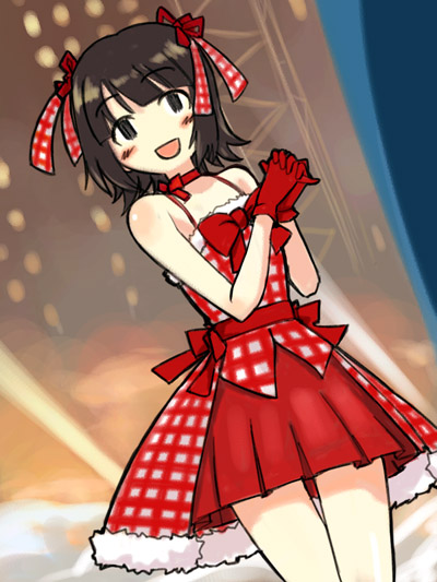 amami haruka (idolmaster and 1 more) drawn by michael_f91