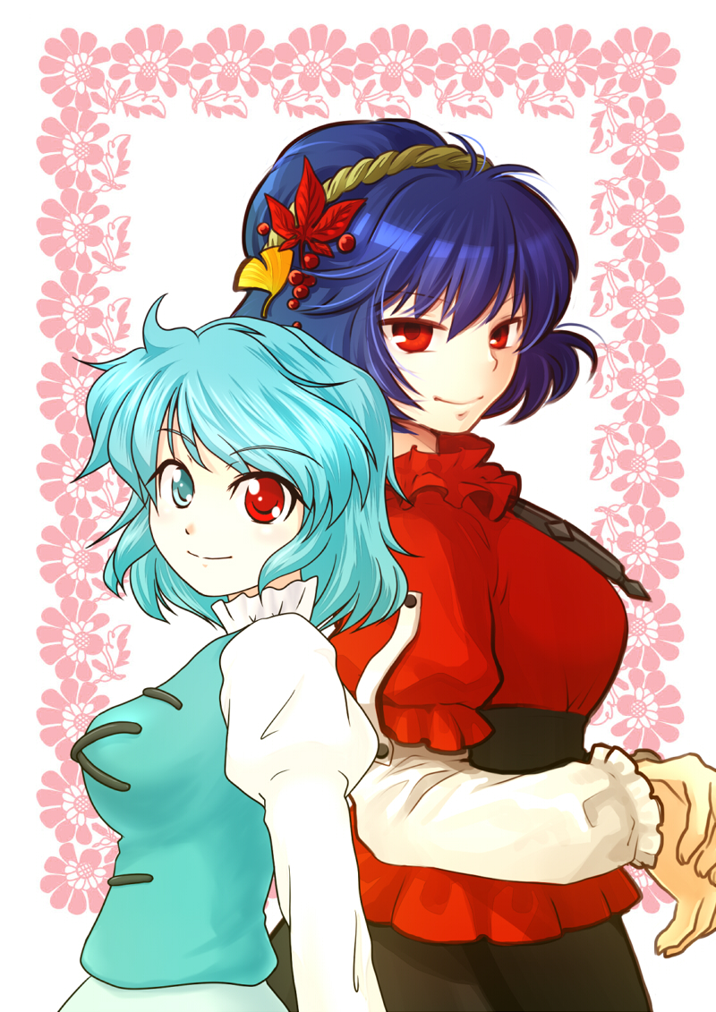 tatara kogasa and yasaka kanako (touhou) drawn by aaru_(r-kun) and socha