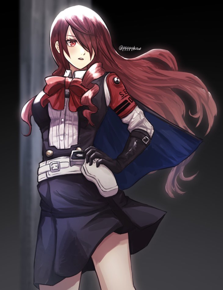 kirijou mitsuru (persona and 2 more) drawn by pppppknw
