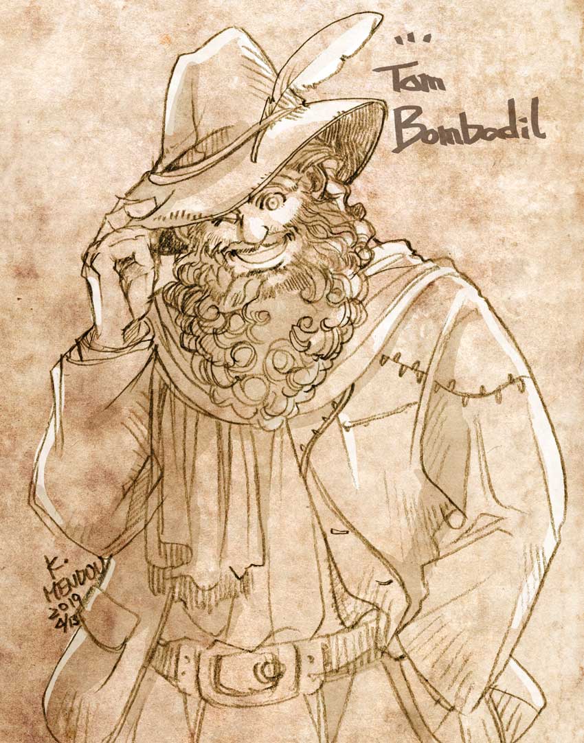 tom bombadil (tolkien's legendarium and 1 more) drawn by kazuki-mendou