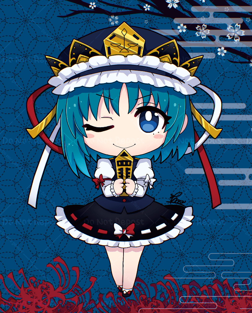 shiki eiki (touhou and 1 more) drawn by miruki