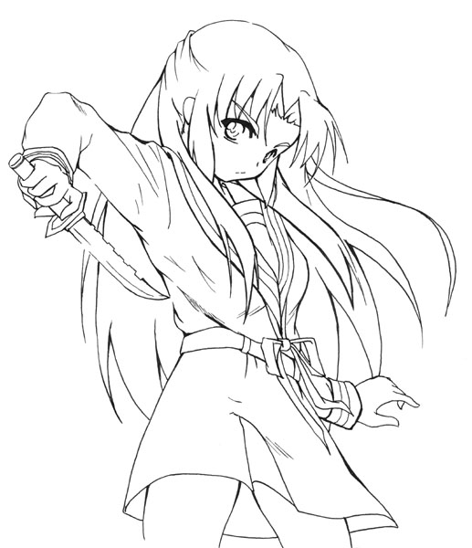 asakura ryoko (suzumiya haruhi no yuuutsu) drawn by phares