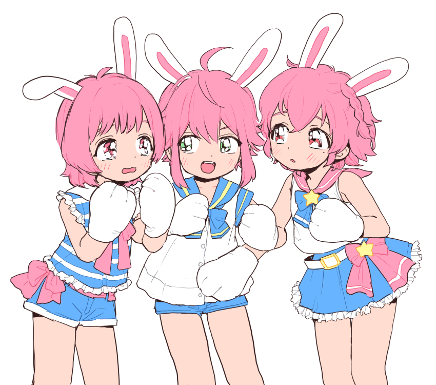 himemiya tori, reona west, and saionji leo (pretty series and 5 more)