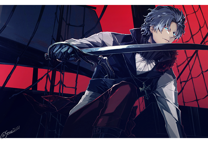 bartholomew roberts (fate and 1 more) drawn by sei_8220
