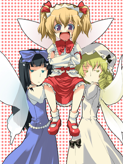 star sapphire, luna child, and sunny milk (touhou) drawn by gengorou