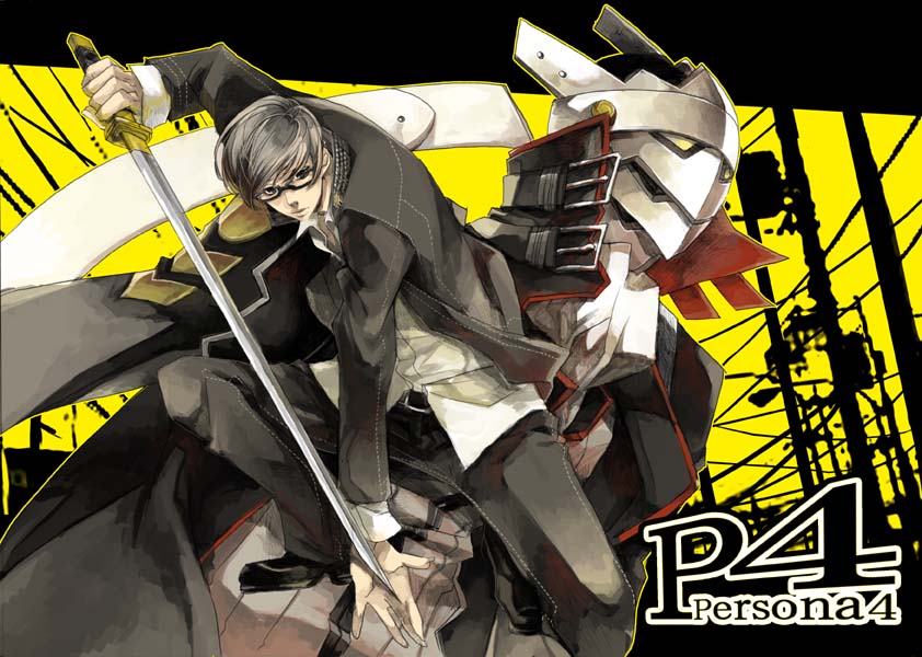 narukami yu and izanagi (persona and 1 more) drawn by fact