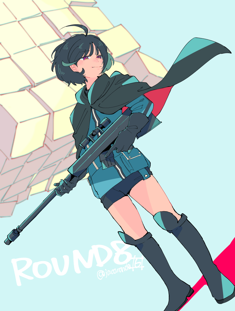 amatori chika (world trigger) drawn by kaburock2002