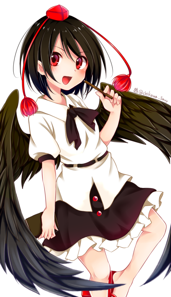 shameimaru aya (touhou) drawn by chikuwa_savy