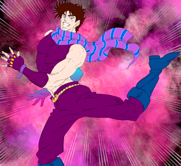 joseph joestar (jojo no kimyou na bouken and 2 more) drawn by uchiyama_lammy