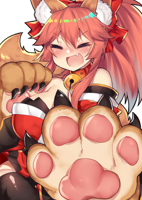 tamamo and tamamo cat (fate and 2 more) drawn by osiimi