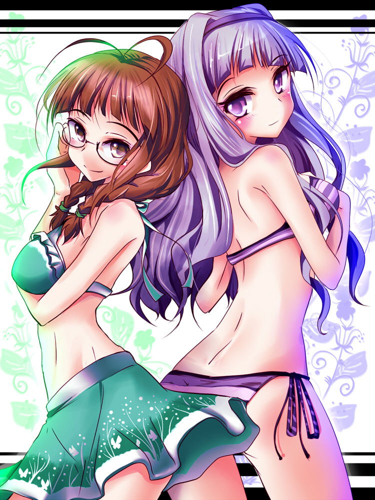 shijou takane and akizuki ritsuko (idolmaster) drawn by natsu_(anta_tte_hitoha)