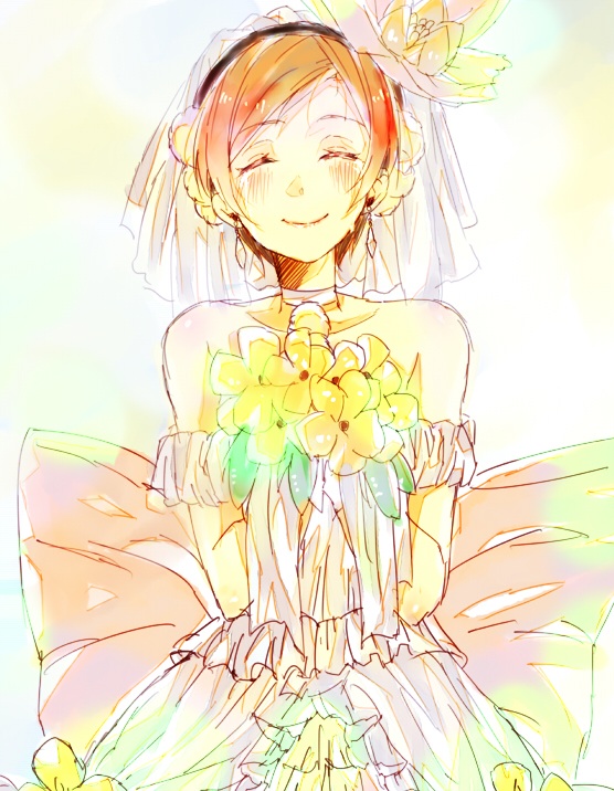 hoshizora rin (love live! and 1 more) drawn by natsu_njyt
