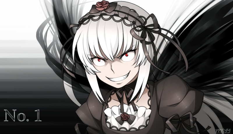 suigintou and accelerator (toaru majutsu no index and 2 more) drawn by mtyy