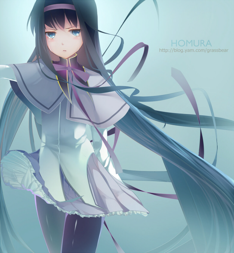 akemi homura (mahou shoujo madoka magica) drawn by cao_xiong