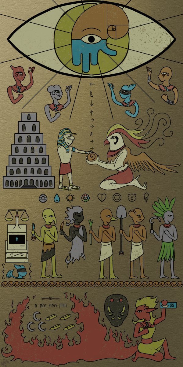 flareon, gastly, oddish, pidgeot, zubat, and 8 more (pokemon and 1 more) drawn by nick_paavo