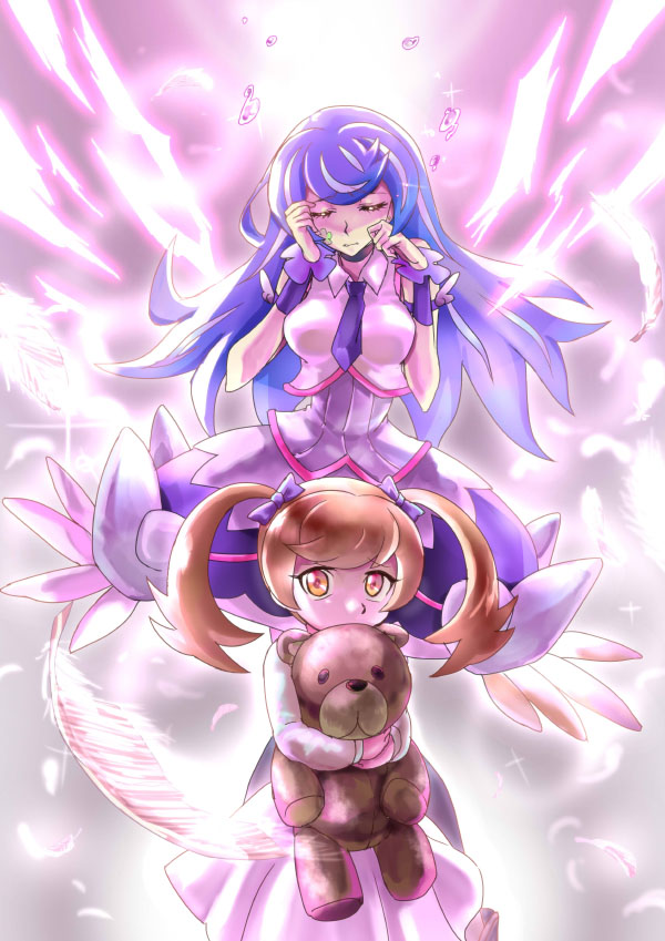 zaizen aoi and blue angel (yu-gi-oh! and 1 more) drawn by yivlen
