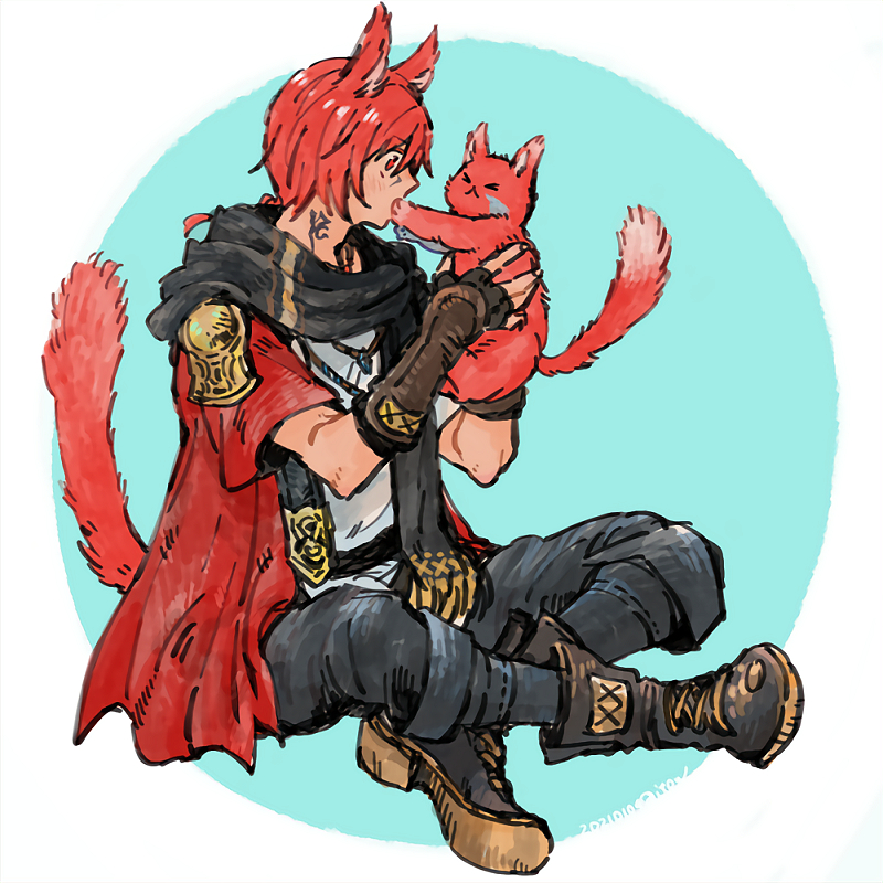 g'raha tia (final fantasy and 1 more) drawn by itowo_(itowc)