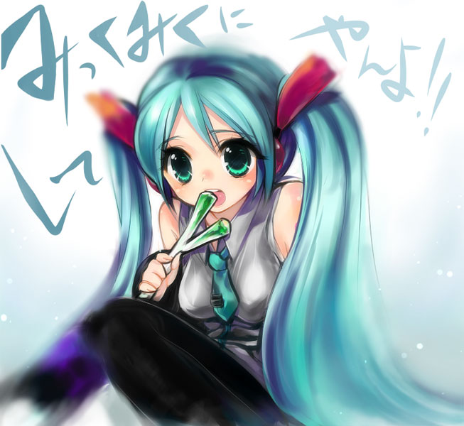 hatsune miku (vocaloid and 1 more) drawn by tsuaki_roko