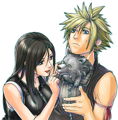 tifa lockhart and cloud strife (final fantasy and 2 more)