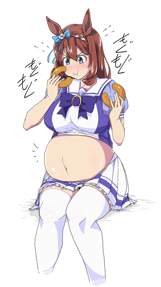 super creek (umamusume and 1 more) drawn by uron_(koorogi_comics)