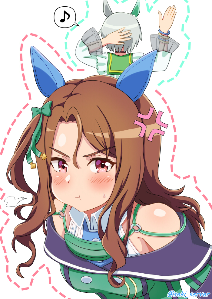king halo and seiun sky (umamusume) drawn by seki_(hyokosho)