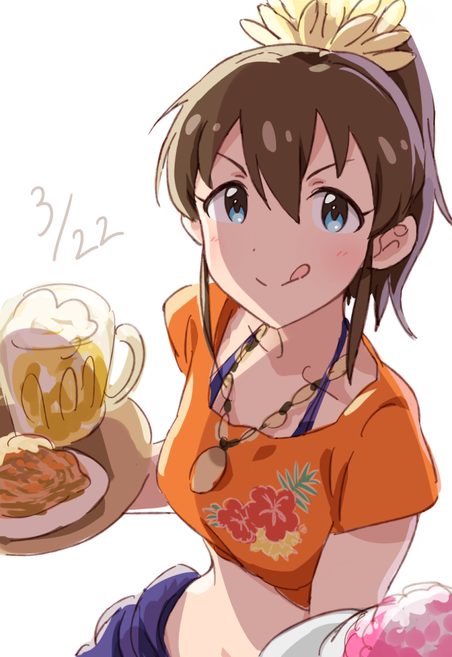 satake minako (idolmaster and 1 more) drawn by dani-ikapi