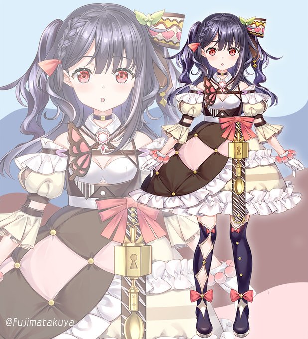 nika linh lan (nijigen project) drawn by fujima_takuya