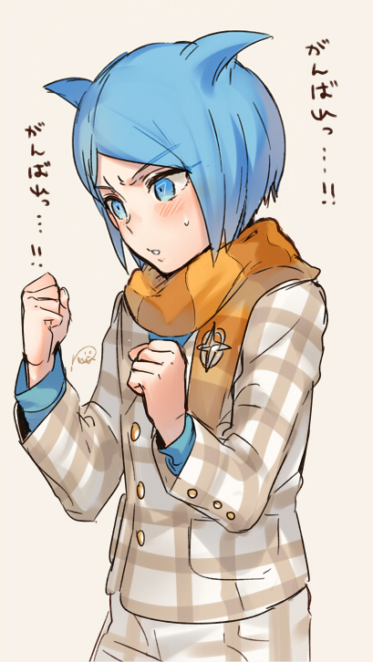shingetsu nagisa (danganronpa and 1 more) drawn by kippu