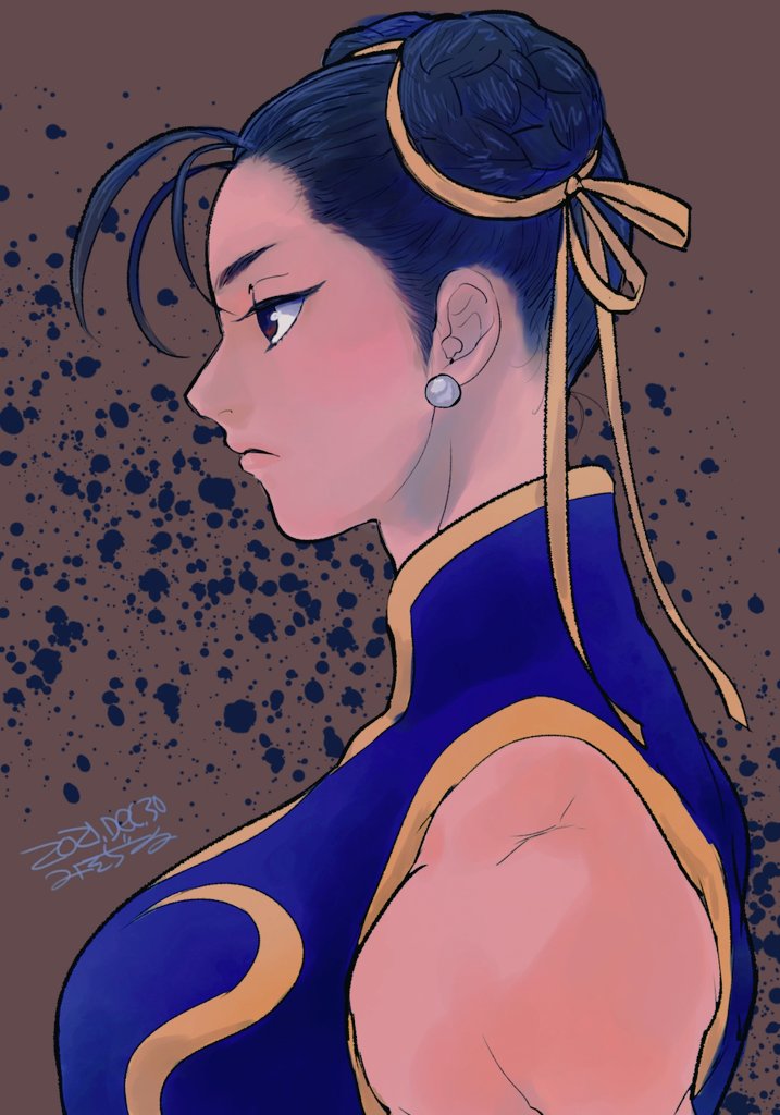 chun-li (street fighter and 1 more) drawn by misodiru