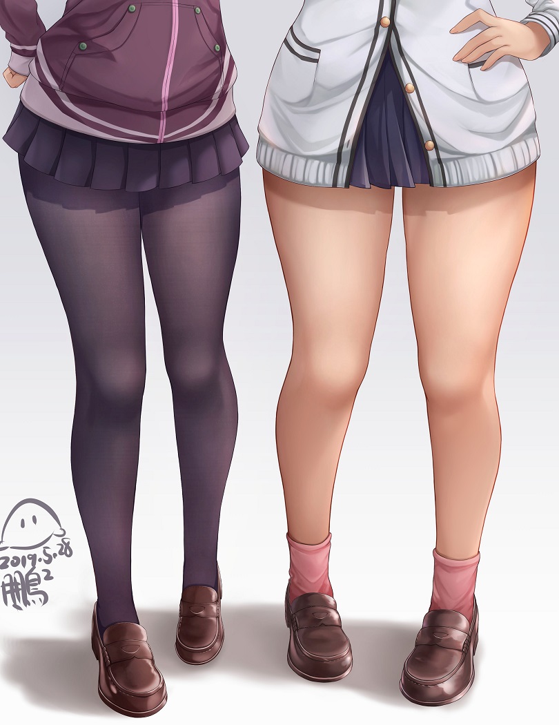 takarada rikka and shinjou akane (gridman universe and 1 more) drawn by peng_peng