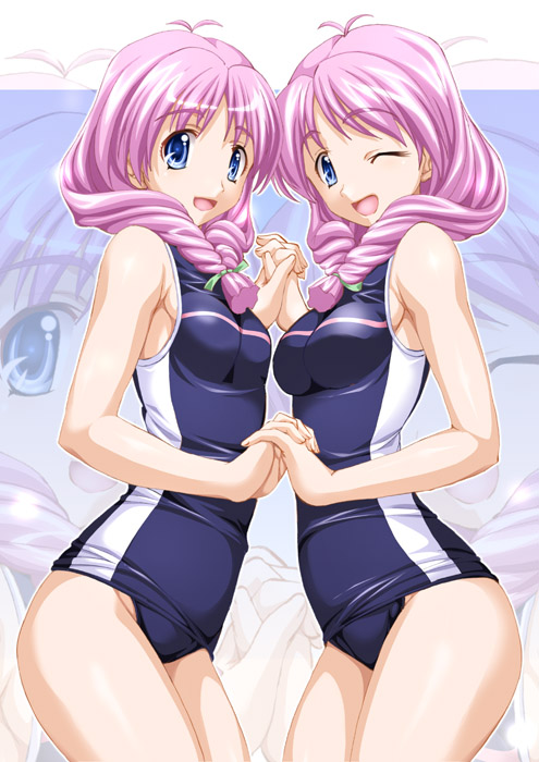 shirayuki maho and shirayuki miho (tokimeki memorial and 1 more) drawn by shiruko_(inosin)