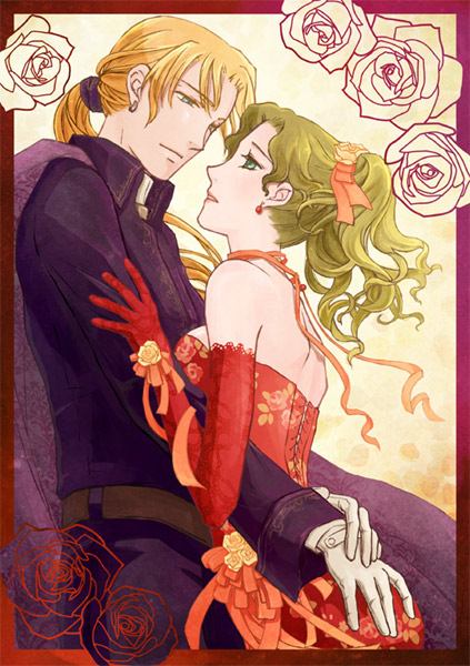 terra branford and edgar roni figaro (final fantasy and 1 more) drawn by ren_mizuha